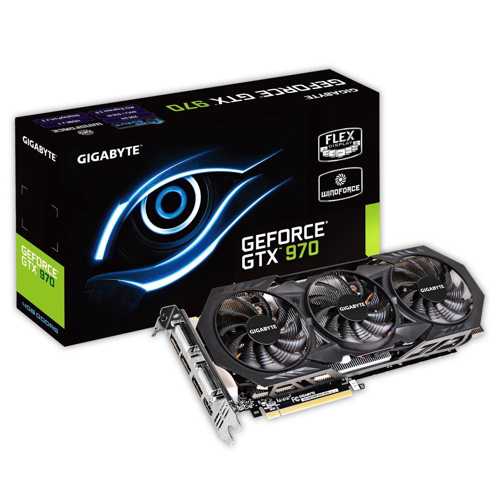 Immagine pubblicata in relazione al seguente contenuto: GIGABYTE introduce la video card GeForce GTX 970 WindForce OC | Nome immagine: news21687_Gigabyte-GeForce-GTX-970-WindForce OC_3.png